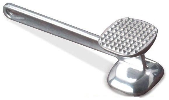 Купить молоток для отбивания мяса алюм. 0,42 кг 7*6,5 см. 24 см. mgsteel /1/36/