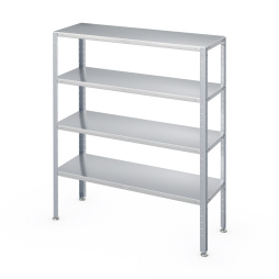 Стеллаж кухонный СТК-С-1200.400.1600-02-Н (СТКН-1200/400) Нержавеющая сталь