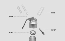 Прокладка для сифона (кремера) Inoxcreamer, Symphonie резин., серая (K750) (5025001)