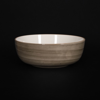 Купить салатник 900 мл серо-коричневый «corone natura»