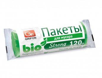 Купить мешок для мусора grifon 120л (20мкм) пнд 10шт в рулоне