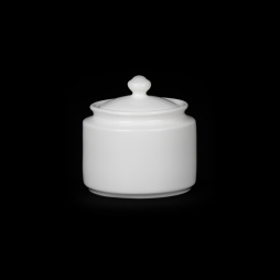Сахарница 3,7" 95мм с крышкой "Corone Carre" [LQ-QK15027]
