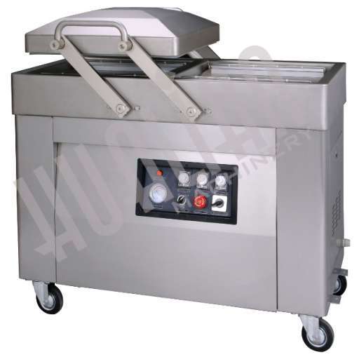 Купить вакуумный упаковщик напольный двухкамерный dz-410/2sa (нерж.)