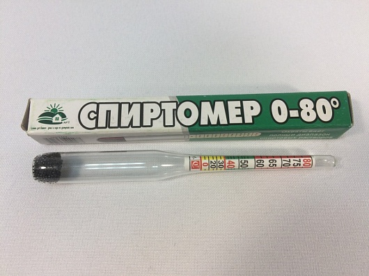 Купить ареометр для спирта от 0-80 градусов /1/100/2000/