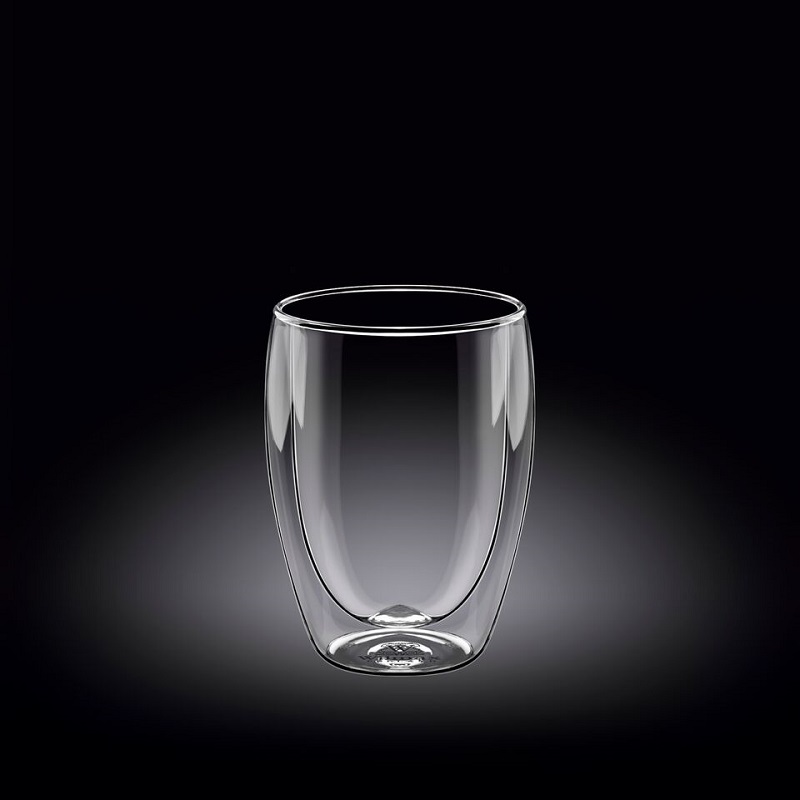 Купить стакан 200 мл d=65 мм. с двойными стенками thermo glass wilmax /6/72/