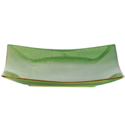 Тарелка квадратная 26,5*26,5см Киото Грин /2/