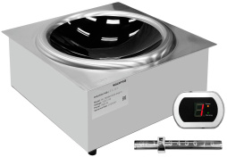 Плита индукционная WOK встраиваемая с 1 конфоркой Ø 31 см Kocateq DC 5000M WOK drop in