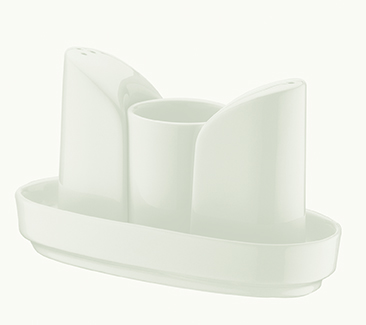 Купить набор для специй 3 пр. на подставке белый bonna /1/48/