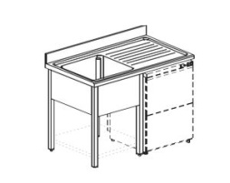 Ванна моечная APACH Chef Line LS156-54RWSHD