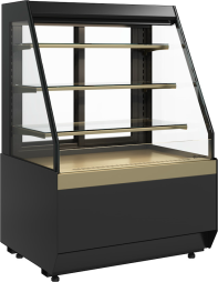 Витрина холодильная KC70 VM 0,9-2 STANDARD открытая (версия 2.0) (9005-0109) скошенная боковина