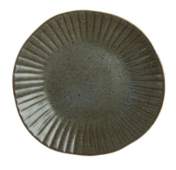 Тарелка мелкая d 28,5 см, цвет зеленый, Q Authentic Stone Green Style Point Stonegreen