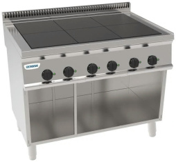 Плита 6 конфорочная 700 серии TECNOINOX PCU105FE7 616094
