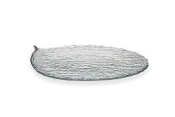 Тарелка для сыра d 28 см h 4 см, стекло, прозрачная, Hammered ArdaCam Hammered