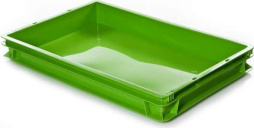 Ящик 600х400х75 мм сплошной, для полуфабрикатов, ПЭНД