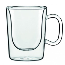 Кружка 300 мл. d=87, h=115 мм с двойными стенками Caffe Aroma Thermiс Glass Luigi /2/