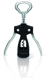 Штопор рычажный 19 см. прорезин. мощный нержавеющая сталь VB /1/12/