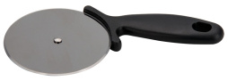 Нож для пиццы d=10 см. нерж. с черной пластик. ручкой /1/24/96/