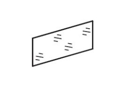 Стекло фронтальное self 700 APACH Chef Line L960700150