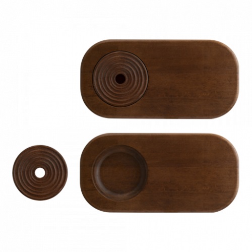 Купить доска для подачи прямоуг. 320*160*25 мм. бук (емкости см.описание) bonna /1/4/