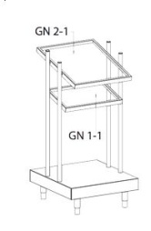 Диспенсер для подносов APACH Chef Line LDT76