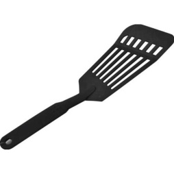 Лопатка 16*8 см перфорированная 32 см пластиковой черная (до 210°C) P.L. Proff Cuisine