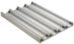 Лист для выпечки багета BASSANINA FTVO4060 4 волны 400х600