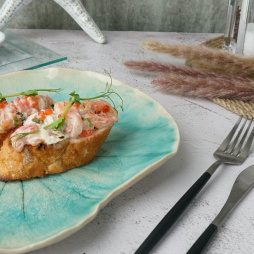 Блюдо для подачи 27,5*22,5 см h2,5 см Sea Blue Frutti di Mare P.L. [1]
